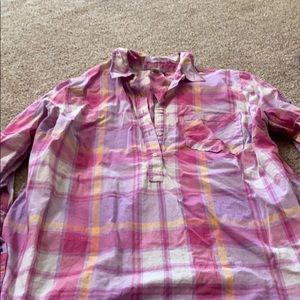 Half button shirt